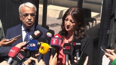 DEM Parti İmralı heyeti, Eş Genel Başkanları ile bir araya