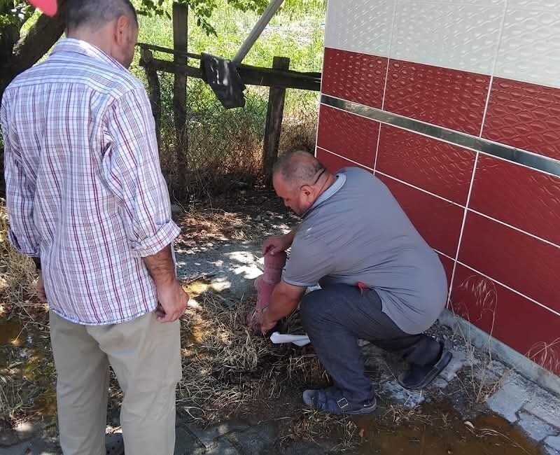 Çorum'un İskilip ilçesinde 44 köye yangın söndürme hortumu ve bağlantı