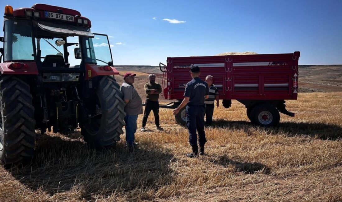 Jandarmadan çiftçilere yangın uyarısı Kırşehir İl Jandarma Komutanlığı,
