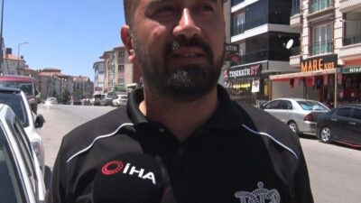 Ankara’nın Mamak ilçesinde karşıya geçmeye çalışan anne ve çocuğuna otomobil