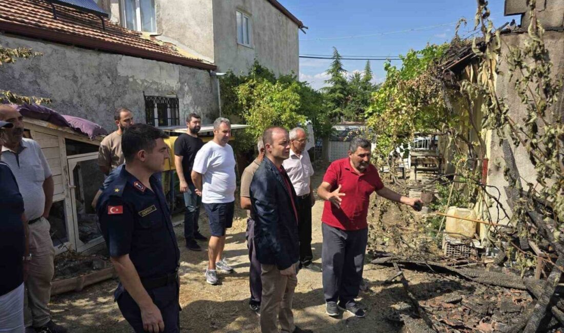 Çorum'un Alaca ilçe Kaymakamı Meriç Dinçer, İmat köyünde meydana gelen