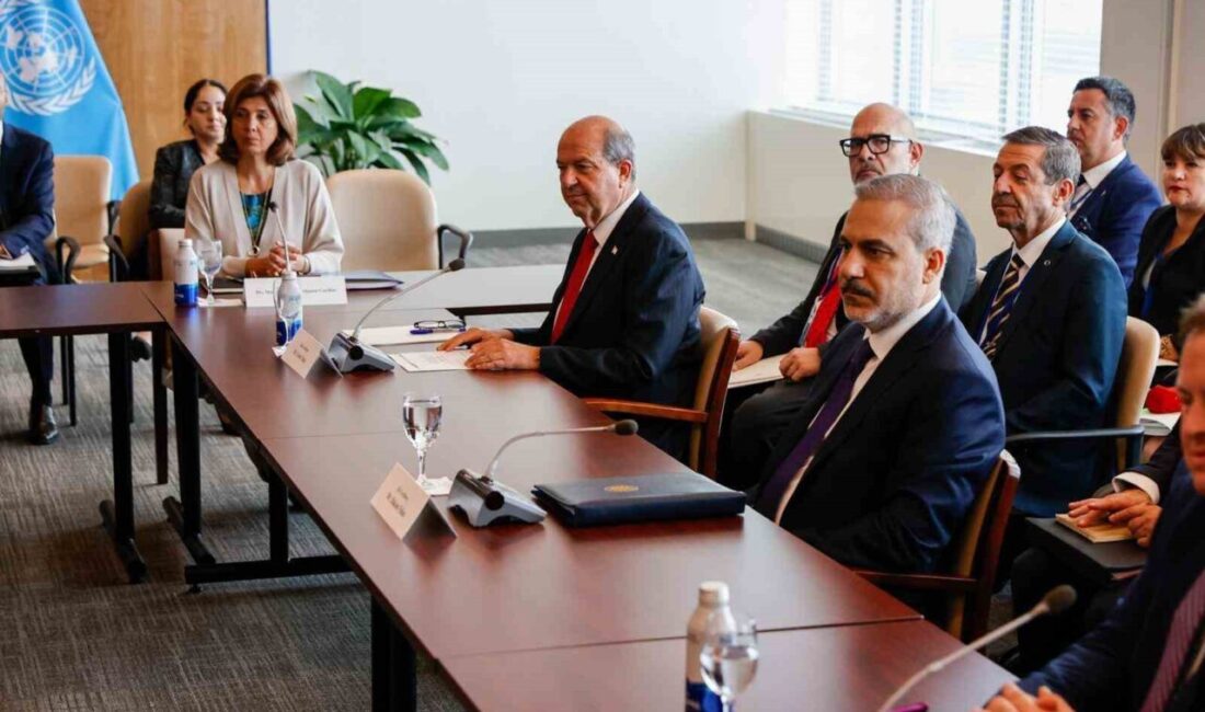 KKTC Cumhurbaşkanı Ersin Tatar, BM'deki toplantıda yer aldı. Toplantıda Guterres'in