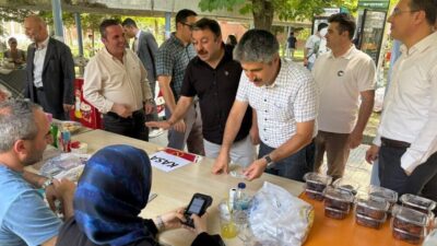 Ankara'da Eğitim Bir Sen tarafından düzenlenen Gazze yardım sergisi, Filistin'deki
