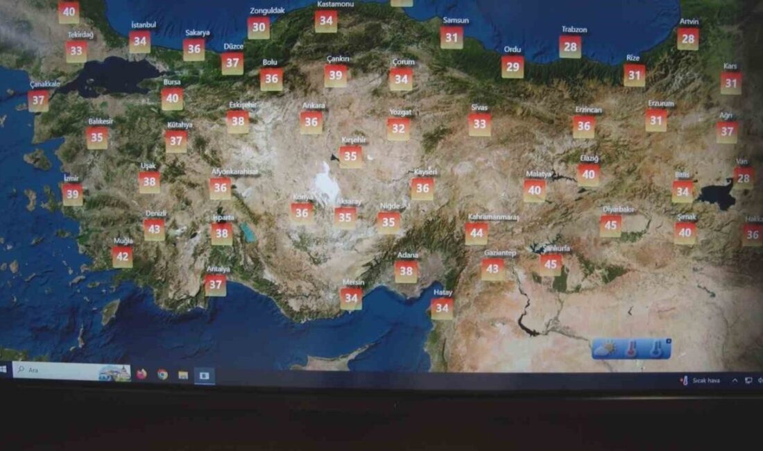 Mevsim normallerinin üzerinde seyreden hava sıcaklıkları hakkında uyarıda bulunan Meteoroloji