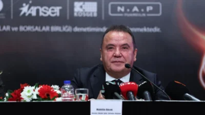 Antalya Büyükşehir Belediye Başkanı Muhittin Böcek, 5 Temmuz 2025 tarihinde
