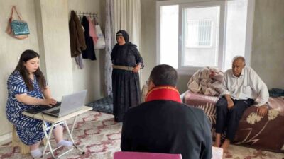 Osmaniye’de, müştekinin sağlık sorunları nedeniyle adliyeye gelememesi üzerine Evde Adalet