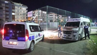 Sincan'da İlçe Emniyet Müdürlüğü ve Sincan Belediyesi zabıta ekiplerinin ortak