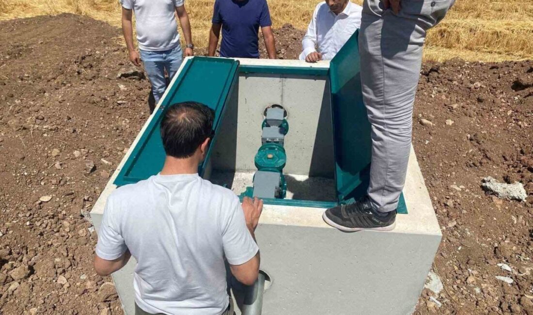 Çorum'un Alaca ilçesinde DSİ yetkilileri İbrahimköy Göleti sulaması incelemelerinde bulundu.