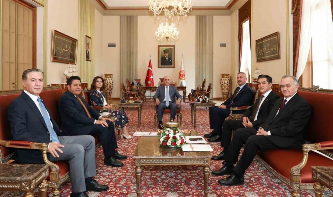 TBMM Başkanı Numan Kurtulmuş, parti grup başkanvekillerini kabul etti. "Terörsüz