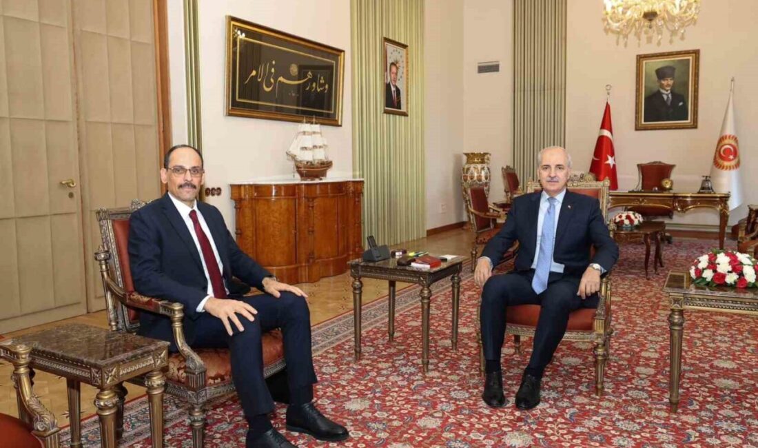 TBMM Başkanı Kurtulmuş, MİT Başkanı Kalın ile görüştü TBMM Başkanı Numan Kurtulmuş,