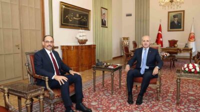 TBMM Başkanı Numan Kurtulmuş, MİT Başkanı İbrahim Kalın ile terörle