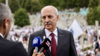 TBMM Başkanı Numan Kurtulmuş, Srebrenitsa soykırımını anma töreninde, Türkiye'nin uluslararası