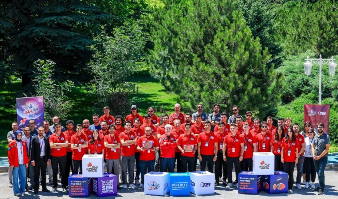 TEI liderliğinde düzenlenen Jet Motor Tasarım Yarışması, gençlerin ilgisini çekmeye