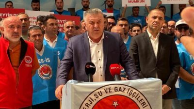 TES-İŞ Genel Başkanı İrfan Kabaloğlu, yaptığı açıklamada çevrenin, zeytinin ve