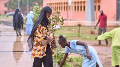 TİKA ve Gambiya Üniversitesi işbirliği ile 15 Temmuz anısına ağaçlandırma