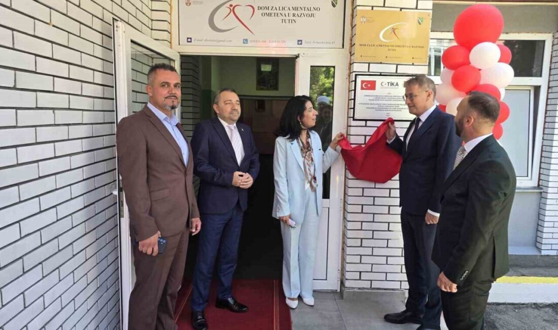 TİKA, Peşterska Zihinsel Engelli Bakım Merkezi'ne donanım desteği sunarak bireylerin