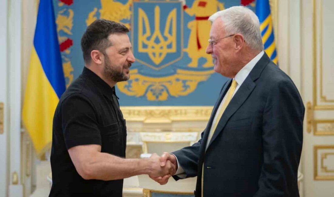Ukrayna Devlet Başkanı Zelenskiy, ABD Temsilcisi Kellogg ile verimli bir
