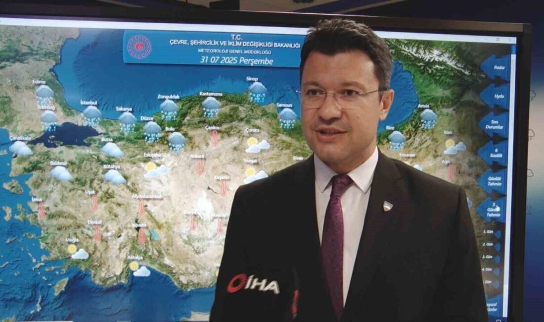 Meteoroloji Genel Müdürlüğü Hava Tahmin Uzmanı Fevzi Burak Tekin, hava