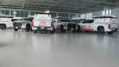 KKTC Sivil Savunma Teşkilatı'na 7 arama-kurtarma aracı teslim edildi. GÜNSEL
