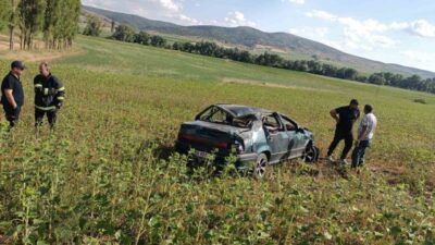 Çorum'un Alaca ilçesinde meydana gelen trafik kazasında O.A. isimli sürücü
