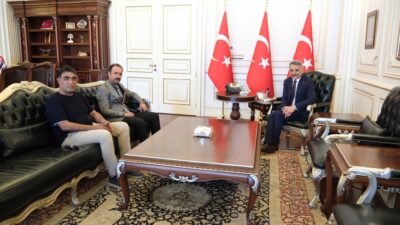 Yerköy’lü iş insanları Hakan Şahin ve Sinan Yıldırım, Yozgat Valisi