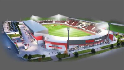 Yozgat şehir merkezinde yapımı devam eden Yozgat Şehir Stadyumu, spor