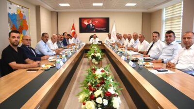 Yozgat İl Millî Eğitim Müdürü İsmail Altınkaynak başkanlığında, 13 ilçe