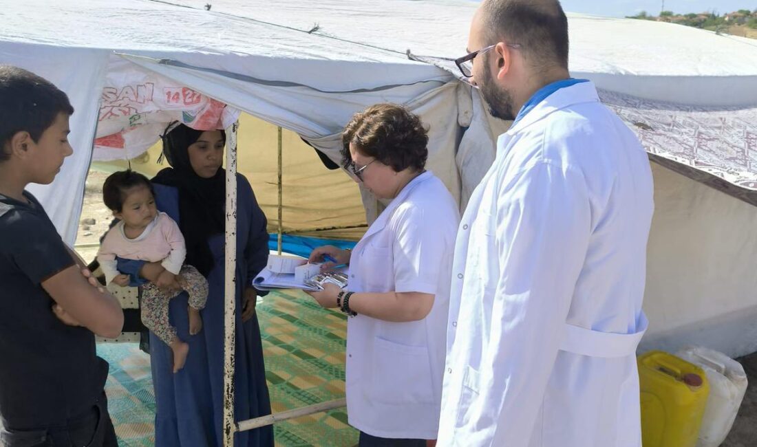 Çiçekdağı Toplum Sağlığı Merkezi (TSM) ekipleri, ilçeye bağlı Gölcük ve