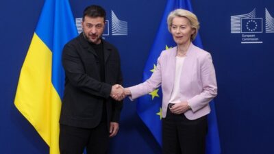AB Komisyonu Başkanı Ursula von der Leyen ve Ukrayna Devlet