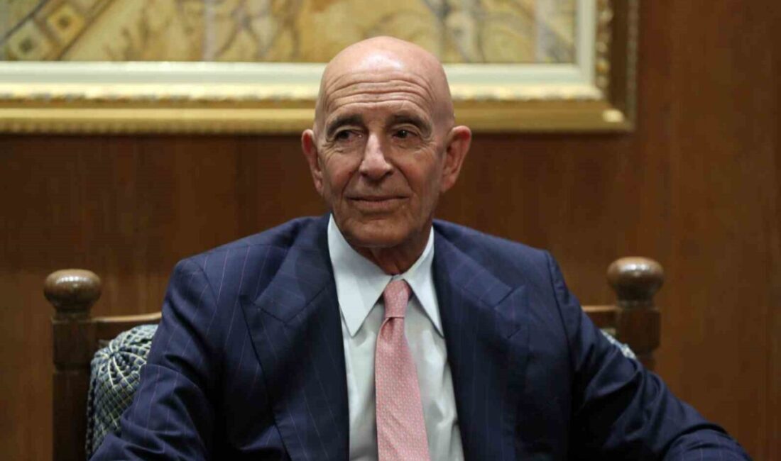 ABD'nin Suriye Özel Temsilcisi Thomas Barrack, Lübnan Cumhurbaşkanı Joseph Aoun
