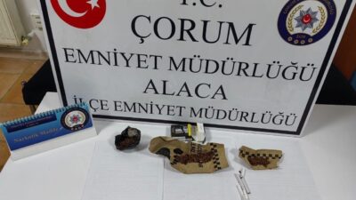 Çorum'un Alaca ilçesinde gerçekleşen uyuşturucu operasyonunda tutuklanan şüpheliye adli kontrol