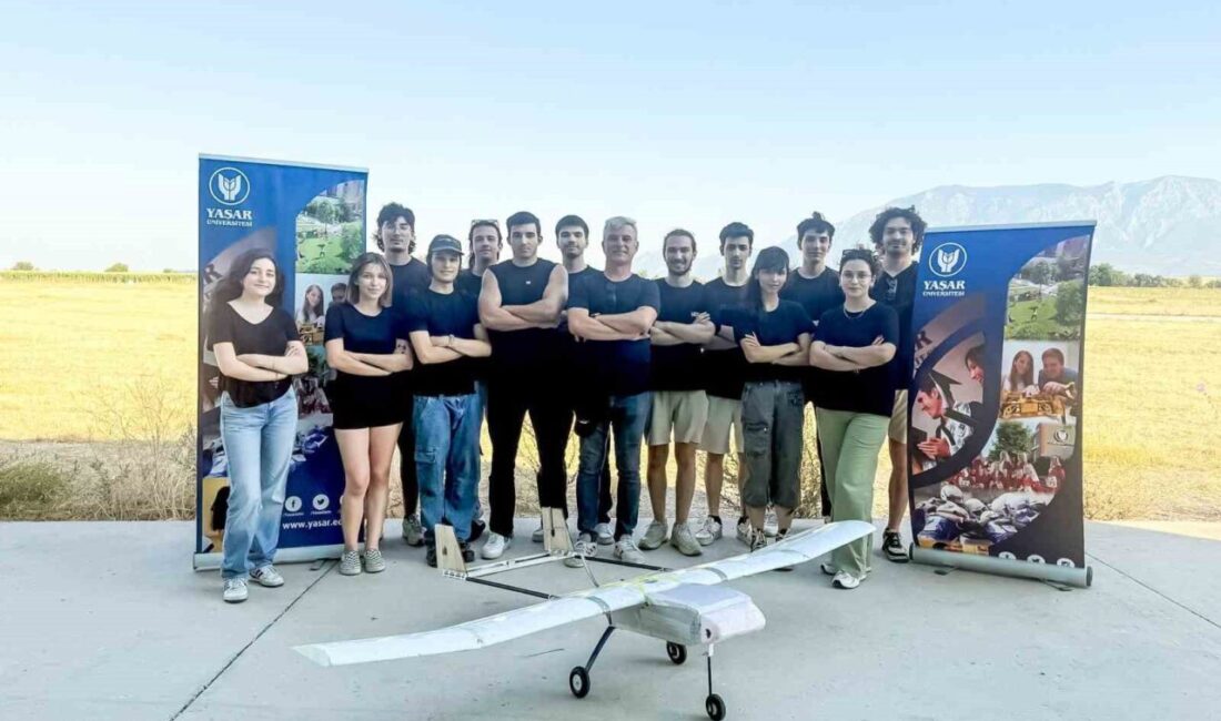 2025'te TEKNOFEST'te yarışacak olan Yaşar Üniversitesi Anafarta İHA Takımı, özgün