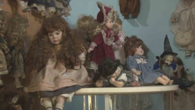 Ankara Kalesi'nde bulunan Taş Bebek Kafe, 17 bin parçalık bebek