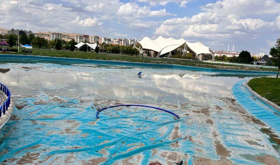 Ankara'daki Harikalar Diyarı'ndaki gölet bakımsızlık nedeniyle kullanılamaz hale geldi. Göletin