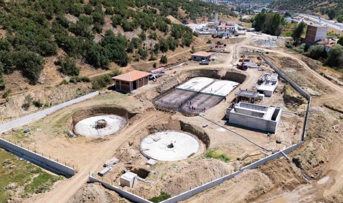 Akdağmadeni Belediyesi, çevreci Atık Su Arıtma Tesisi'nde hummalı çalışmaları sürdürüyor.