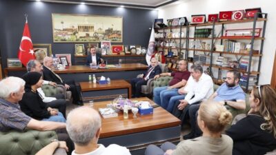 ATO Başkanı Gürsel Baran ve Genel Sekreter Yardımcısı Abdurrahman Karabudak,