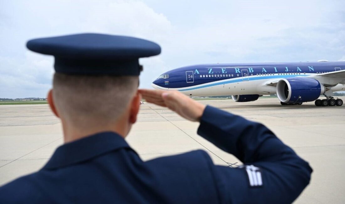Azerbaycan Cumhurbaşkanı İlham Aliyev, ABD'ye resmi ziyaret için geldi. Washington'da