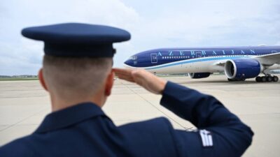 Azerbaycan Cumhurbaşkanı İlham Aliyev, ABD'ye resmi ziyaret için geldi. Washington'da