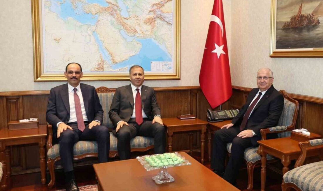 İçişleri Bakanı Ali Yerlikaya ve MİT Başkanı İbrahim Kalın, Milli