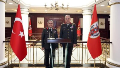 Milli Savunma Bakanı Yaşar Güler, Genelkurmay Başkanlığındaki devir teslim törenine