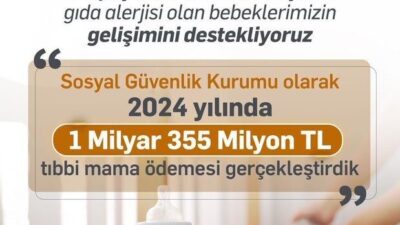 Bakan Işıkhan, 0-2 yaş arasındaki bebekler için yapılan tıbbi mama