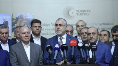 Çalışma ve Sosyal Güvenlik Bakanı Vedat Işıkhan, TÜRK-İŞ ve HAK-İŞ'e