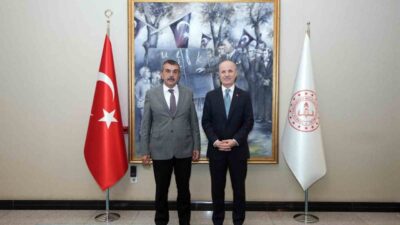 Milli Eğitim Bakanı Yusuf Tekin, YÖK Başkanı Erol Özvar’ı ziyaret