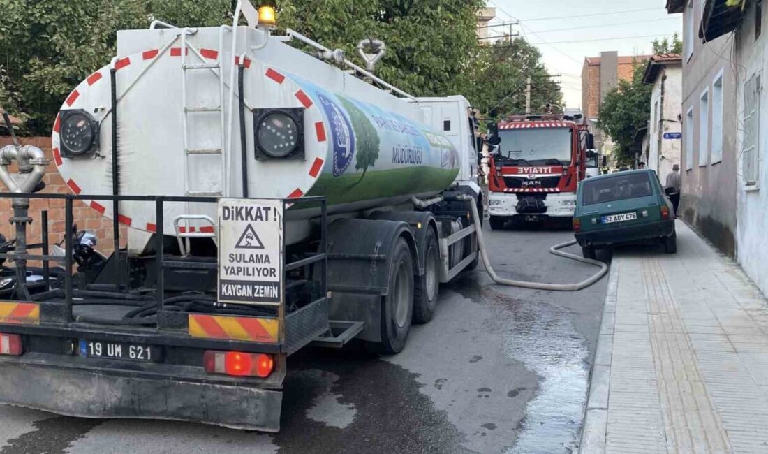 Çorum Kale Mahallesi'nde müstakil evde çıkan yangın 4'ü metruk 5