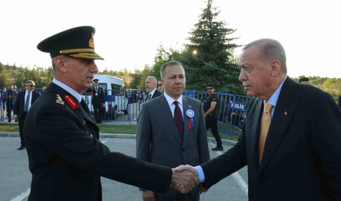 Cumhurbaşkanı Erdoğan, Jandarma ve Sahil Güvenlik Akademisi mezuniyet töreninde Filistinli