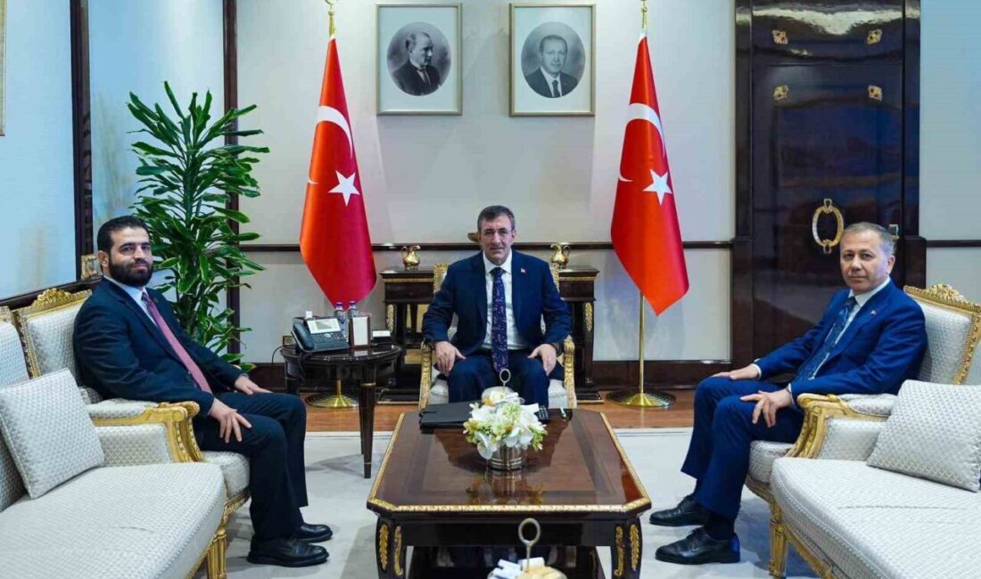 Cumhurbaşkanı Yardımcısı Cevdet Yılmaz, İçişleri Bakanı Ali Yerlikaya ve Suriye