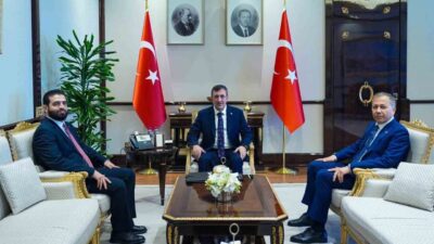Cumhurbaşkanı Yardımcısı Cevdet Yılmaz, İçişleri Bakanı Ali Yerlikaya ve Suriye