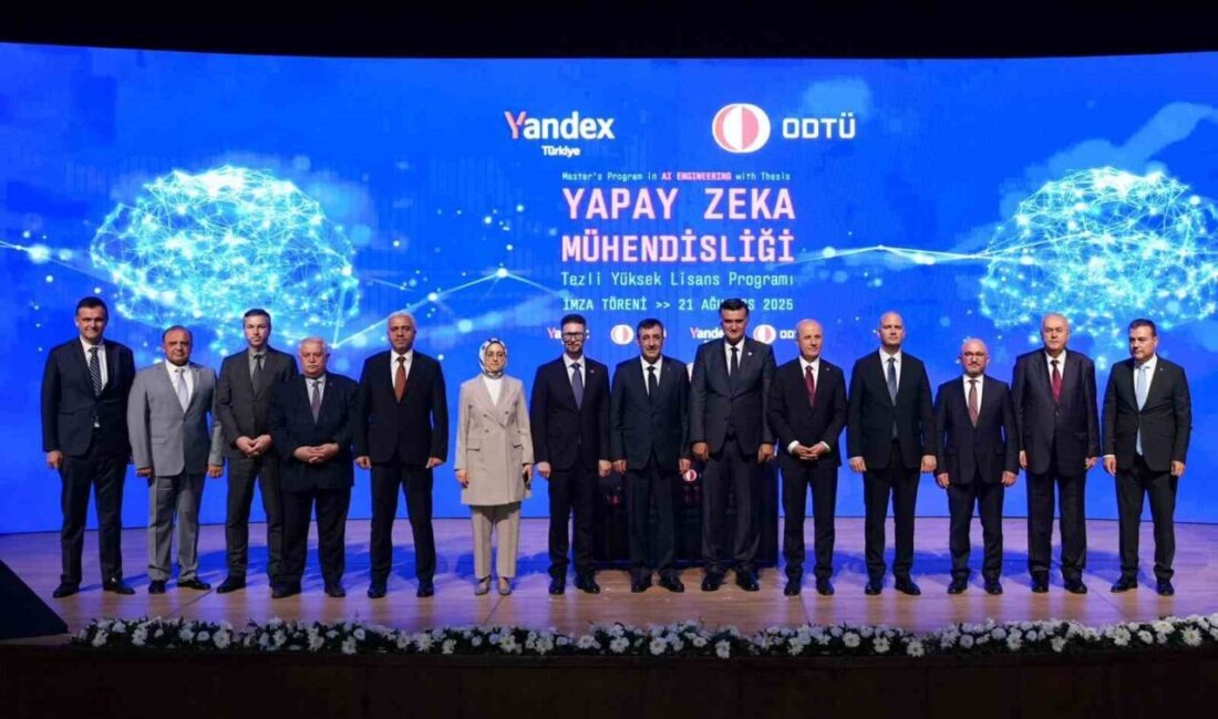 Cumhurbaşkanı Yardımcısı Cevdet Yılmaz, ODTÜ ve Yandex Türkiye iş birliğiyle