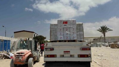 Türk Kızılay, Gazze'ye insani yardım ulaştırırken Filistin Kızılayı'na yapılan saldırıyı