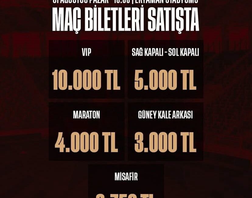 Gençlerbirliği, Fenerbahçe maçı için bilet fiyatlarını 10 kat arttırarak taraftarların